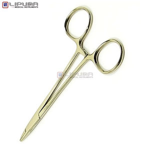DERF 4 3/4 pouces de long, instruments dentaires vétérinaires, porte-aiguille chirurgical en acier inoxydable, MOL, base de sécurité pour la suture manuelle - Product Image 4