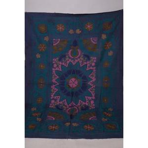 Handmade Eco-Friendly Washable Kantha Suzani <b>Quilt</b> Vintage Cotton Floral Embroidery Boho Indian Bedspread <b>Throw</b> Blanket Home - Product Image 1