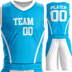 Uniforme de Baloncesto Personalizado de Alta Calidad para Adultos, Manga Corta, Transpirable, Talla Grande, Jersey con Impresión por Sublimación Completa y Logotipo - Product Image 4