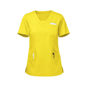 Blouse médicale unisexe haut de gamme, veste d'hôpital de qualité supérieure, blouse médicale à manches longues, veste jaune disponible dès maintenant - Product Image 1