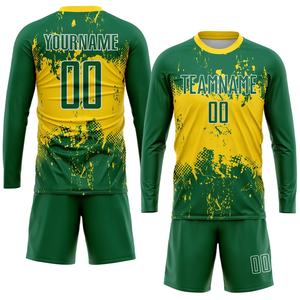 Custom New Design High Quality Football Uniform Kit Full Set Mens Soccer Wear Team Kit - Product Image 4