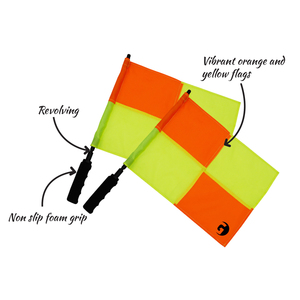 Drapeau de juge d'arbitre – Drapeau rotatif pour matchs sportifs, football, arbitrage, signalisation, compétition - Product Image 2