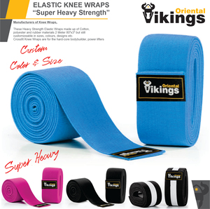 ผ้าพันข้อศอกและข้อเข่าแบบยืดหยุ่นสำหรับออกกำลังกาย ทั้งผู้ชายและผู้หญิง พร้อมแถบปิดแบบตะขอเกี่ยว ผลิตจากไนลอน 100% สำหรับยกน้ำหนัก - Product Image 3