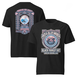 T-shirt graphique noir épais unisexe en coton à manches courtes col rond imprimé décontracté streetwear vêtements de famille - Product Image 1