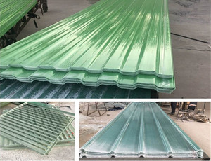 FRP Fiberglass Translucent <strong>Roof</strong> Tile Clear <strong>Roofing</strong> Sheet With Lighting Panel FRP Sheet For Translucent <strong>Roof</strong> - Product Image 3
