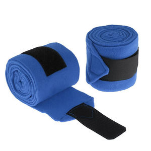 Bottes en polaire pour chevaux, légères, douces, de couleur unie, bandages de protection pour les jambes pour l'équitation - Product Image 5