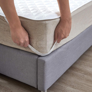 Comfortable Waterproof 4 Corner Elastic Mattress Protector Strong Elastic Corners Soft Knitted 400TC Fabric Breathable - Product Image 4