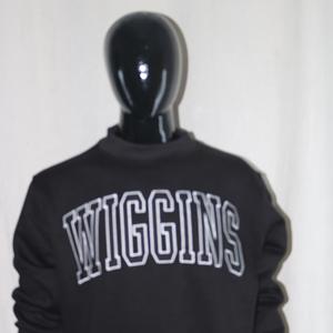Sweat-shirts WIGGINS à col montant 450 GSM, broderie personnalisée avec nom, coupe ample et oversize, en molleton 100% coton French Terry - Product Image 2
