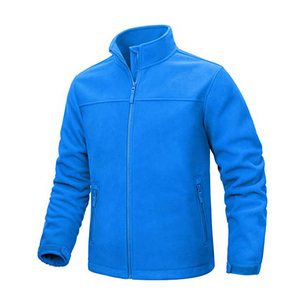Chaqueta de Forro Polar Personalizada para Hombre, Material Compuesto, Suave, para Otoño/Invierno, Apta para Senderismo en Montaña, con Cierre Completo - Product Image 4