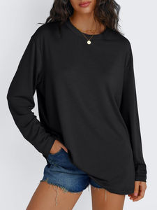 Camisetas Transpirables para Mujer a Bajo Precio, Camisetas de Manga Larga para Adultos, Disponibles en Stock, Nueva Calidad Premium con OEM - Product Image 4