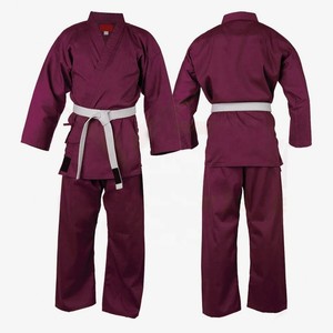 Kimono de BJJ en tissu perlé 100 % polyester durable, vêtements d'arts martiaux, 550 GSM, patchs de logo brodés personnalisés, vente en gros OEM - Product Image 3