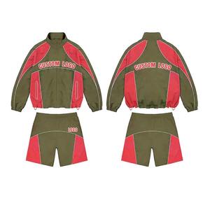 Custom Men Outdoor Sports Windbreaker Tracksuit Waterproof 100% Polyester High Quality Lightweight Windproof Tracksuit - Product Image 2