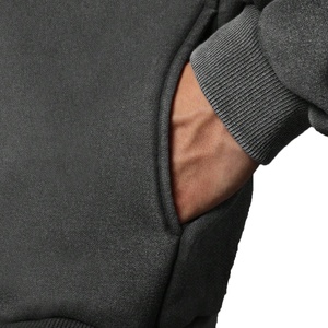 Boxy Drop Shoulder Acid Stone Wash Custom Vintage Thick 100% Cotton <b>Winter</b> Oversized Hoodie for Men No String Design Solid - Product Image 4