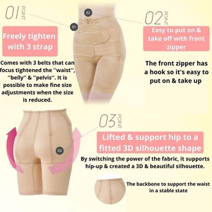 Faja Moldeadora Postparto Sin Costuras de Cintura Alta con Control Abdominal para Mujer - Product Image 4