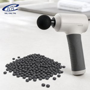 Matériau de surmoulage SEBS TPE antidérapant et amortissant les vibrations pour poignées de pistolets de massage, moulage par injection - Product Image 1