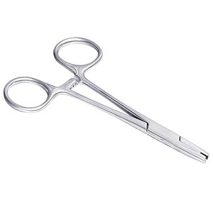 Heavy Duty Body Piercing Forceps Stainless Steel <b>Clamp</b> Tool Nose Ear Navel Tongue Piercing Instrument ISI Approved - Product Image 1