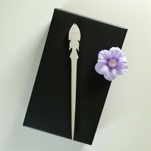 กิ๊บติดผมทำจากกระดูกที่เป็นมิตรกับสิ่งแวดล้อม |   เครื่องประดับผมทำมือ - Product Image 2