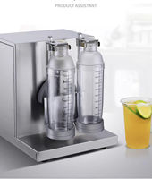 KEIFU Nouvelle Machine à Shaker à Thé à Bulles Électrique Commerciale Double Tasse Multifonctionnelle Haute Efficacité en Acier Inoxydable de Qualité Alimentaire