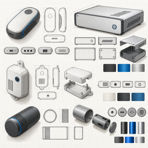 Carcasas de Aluminio para Dispositivos USB OEM ODM Acabado Anodizado Personalizado y Dimensiones Según Dibujos del Cliente - Product Image 2