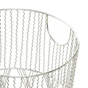 Panier de rangement en métal noir profond, organisateur d'étagère de placard spacieux - Product Image 2