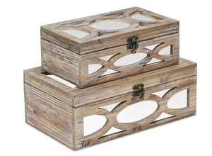 Wooden Luxury Mirror <b>Storage</b> Decorative Fancy <b>Box</b> for Table Decoration New Luxury <b>Storage</b> <b>Box</b> Supplier for Gift Packing <b>Storage</b> - Product Image 2