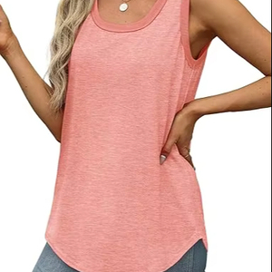Camiseta sin Costuras para Mujer al por Mayor, Top Deportivo Elástico sin Mangas, Ropa Deportiva Transpirable para Gimnasio, Yoga, Ejercicio y Fitness - Product Image 1
