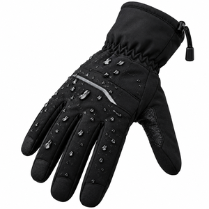 Low MOQ Winter <b>Mens</b> Touchscreen Leather <b>Gloves</b> with Cotton Lining Eco-Friendly & Customizable for US Department Stores - Product Image 1