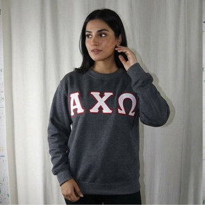 Sweat-shirt à col montant style universitaire personnalisé, pull universitaire, logo brodé, vêtements d'esprit scolaire, club étudiant - Product Image 3