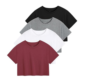 เสื้อครอปท็อปผู้หญิงแฟชั่นใหม่สำหรับฤดูร้อน ปี 2024 สวมใส่สบาย คุณภาพสูง มีจำหน่ายแล้ว - Product Image 4
