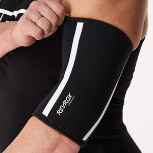Manchons de coude en néoprène personnalisables avec logo – Soutien de compression pour l'exercice, la musculation et la protection des coudes lors des développés couchés - Product Image 1