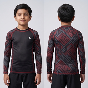 Vente en gros Rashguard minimaliste BJJ à manches longues noir haute élasticité pour Jiu Jitsu et grappling, haut de compression, direct usine - Product Image 5