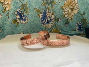 Pulsera de Terapia Magnética de Cobre Puro Ajustable para Alivio de Artritis, Brazalete Bioenergético para Hombres y Mujeres, Joyería de Bienestar - Product Image 5