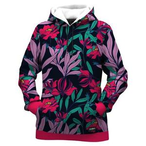 Sweat-shirt à capuche pour homme, imprimé psychédélique abstrait, manches régulières, tricoté en polyester, style automne - Product Image 3