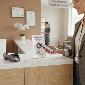 PVC NFC Membership Card Payment Review Stand RFID Enabled Waterproof Contactless Business Use Restaurants <b>Mini</b> Tag 860-960MHz - Product Image 3