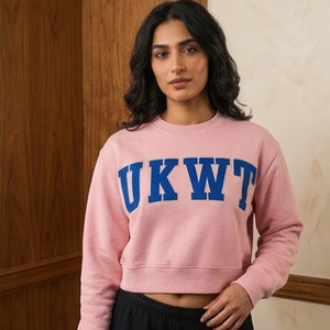 Suéter de Punto Personalizado Negro para Mujer, Estilo Universitario, Ropa de Campus, Colores de Equipo Universitario, Venta al Por Mayor - Product Image 1