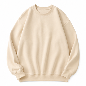 Custom Luxury Cotton Sweat Shirt Premium Soft Fleece OEM Apparel Manufacturer Private Label Wholesale Clothing - Product Image 3
