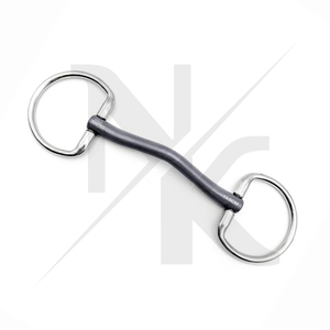 Mors de cheval en titane sur mesure avec anneau fixe et embout sculpté, équipement équestre haut de gamme, qualité export du fabricant - Product Image 6