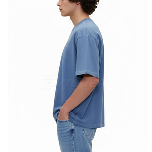 เสื้อยืดโอเวอร์ไซส์ผู้ชายสไตล์ใหม่ทรงหลวมแฟชั่นทันสมัยสวมใส่สบายน้ำหนักเบาเหมาะสำหรับใส่ทุกวัน - Product Image 3