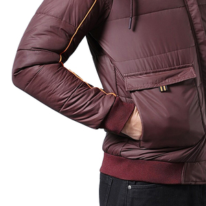 Premium Quality Puffer Jackets Coat Outwear for Winter Warmer <b>Padded</b> Quilted Jacket Full Zip Long Sleeve Puffer Jacket - Product Image 4