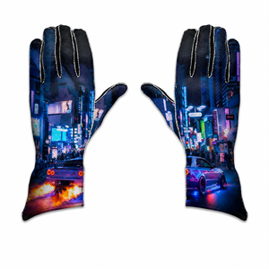 Guantes de Carreras de Karts Personalizados de Verano, Dedos Completos, Palma de Silicona de Alta Adherencia, Transpirables, Ligeros, Unisex, OEM, Poliéster, Resistentes al Viento - Product Image 2