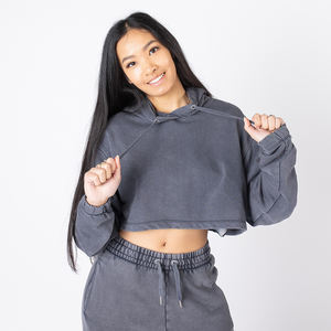 Producto de alta demanda, tendencia en ropa femenina personalizada de algodón y poliéster, sudaderas con capucha, sudaderas con cremallera, sudaderas con capucha para invierno - Product Image 1