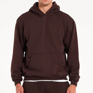 Sudadera con Capucha de Primera Calidad para Hombre, Color Marrón, Corte Regular, con Bolsillo, Tejido Suave y Cómodo, Personalizable con Logotipo al por Mayor - Product Image 5