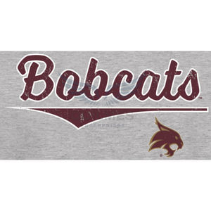 T-shirt en coton imprimé de haute qualité de l'Université de l'État du Texas, logo universitaire personnalisé, col rond, manches courtes - Product Image 2