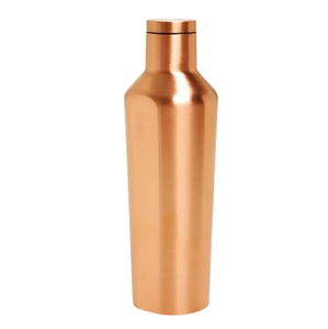 Hot Selling Custom Shape Shiny Polished Water Drinking <b>Copper</b> <b>Bottle</b> Home Use Water <b>Bottle</b> for Health Benefits - Product Image 2