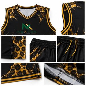 Conjunto de Uniforme de Baloncesto Personalizado para Hombre con Estampado de Leopardo, Jersey de Malla Sublimada, Pantalones Cortos, Ropa Deportiva de Equipo, Kit de Equipamiento para Juego, Venta OEM Profesional - Product Image 5