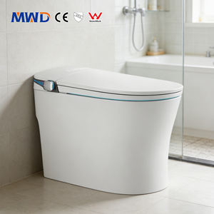 MWD OEM&ODM CUPC Watermark CE Lampe d'ambiance dynamique Toilettes intelligentes avec réservoir d'eau intégré Toilette électrique intelligente pour salle de bain - Product Image 1