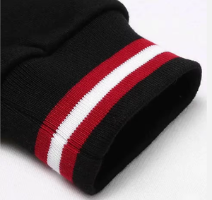 High Quality <b>Mens</b> Woolen Bomber <b>Jacket</b> <b>Long</b> Hooded Discharge Printing Solid Custom Color Winter Warm Casual Streetwear - Product Image 6