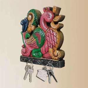 Handcrafted Mango Wood 4-<b>Hook</b> <b>Wall</b> Hanger <b>for</b> Home Entrance Stylish Hallway Living Room Decor Modern Clothing Organizer unique - Product Image 5