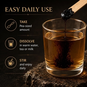 Résine de Shilajit Pur de l'Himalaya 100% Naturelle Originale avec plus de 85 Oligo-éléments pour Soutenir l'Énergie et l'Endurance - Product Image 4