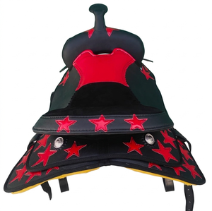 Western Barrel Synthetic Light <b>Weight</b> Horse Saddle Best For Comfortable Horse Ridding Equestrian Equine Products - Product Image 3